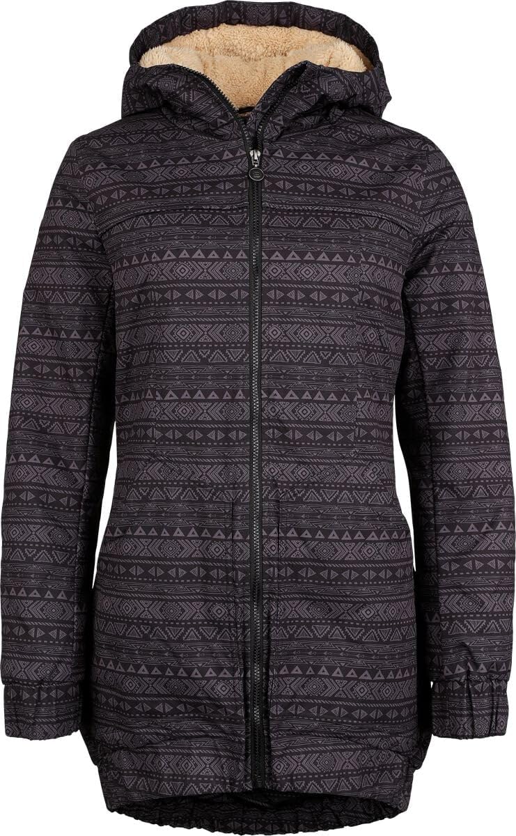  RED by EMP Damen schwarze Winterjacke mit Kapuze Trendige Design und wasserdichte Qualität
| RED by EMP Damen schwarze 